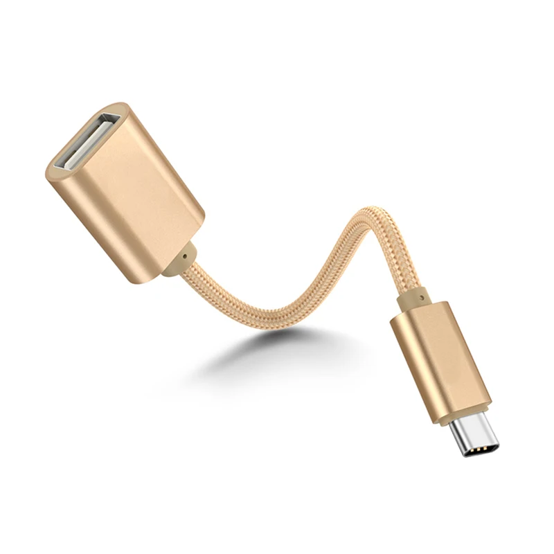 Кабель OTG с разъемом USB Type c и штекером C адаптер для Macbook Samsung S8 Plus Note 8 кабель otg Nexus 5X