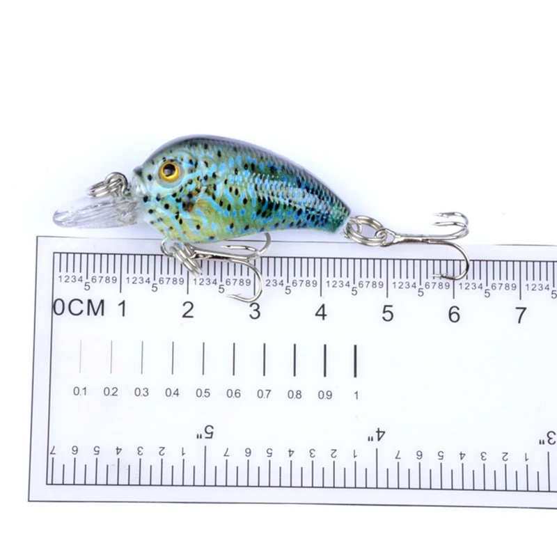 5Pcs/Lot minnow artificial crank bait 4.5cm/4.2g Mini Wobblers Fishing lures Painting Series carp peche crankbait pesca jerkbait - купить по