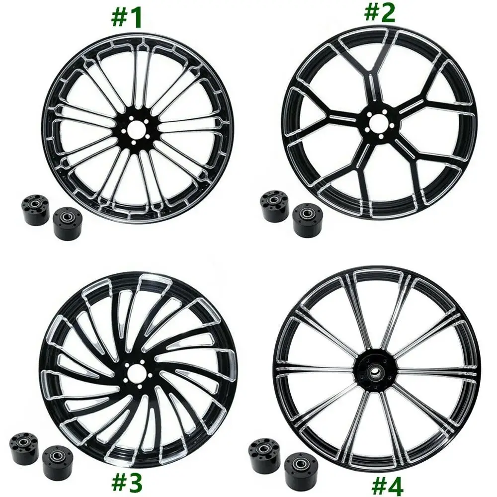 Мотоцикл 18 &quot21&quot 23 &quot26&quot обод переднего колеса двойной диск с ступицей для Harley