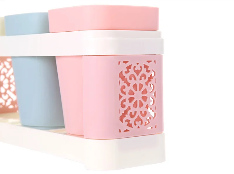 Bathroom Toothbrush Cup Toothbrush Holder Suits Toothpaste Bath Set Bathroom Storage Rack Holder Toothpaste Storage Box