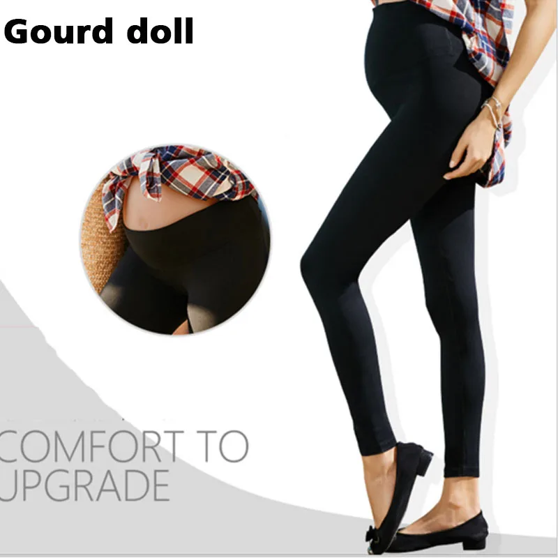 Бесплатная доставка летние штаны для беременных регулируемые леггинсы большого