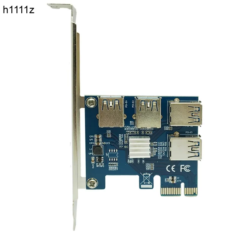 PCI E 1X к 4 16X слоты переходная карта внешний адаптер 1 порты мультипликатора для