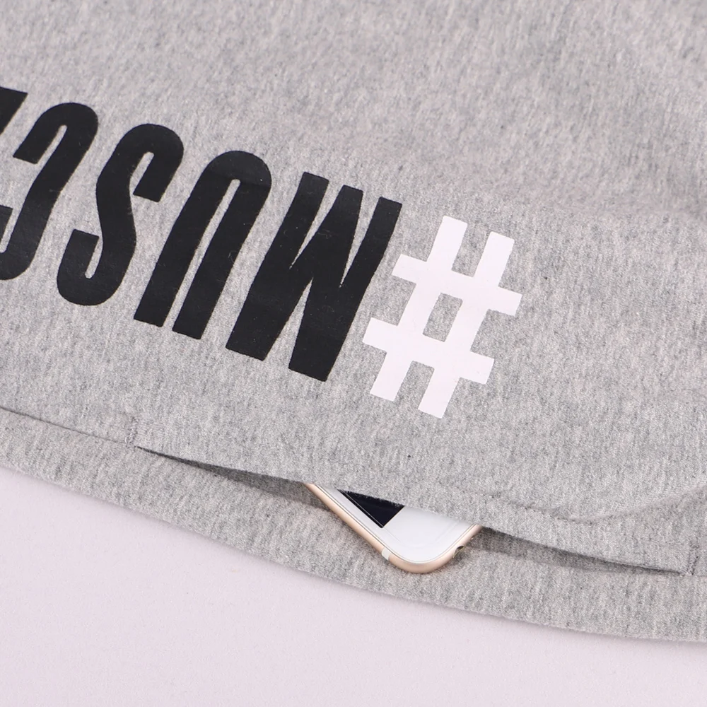 Мужские шорты для бодибилдинга MUSCLE ALIVE повседневные хлопковые с карманами