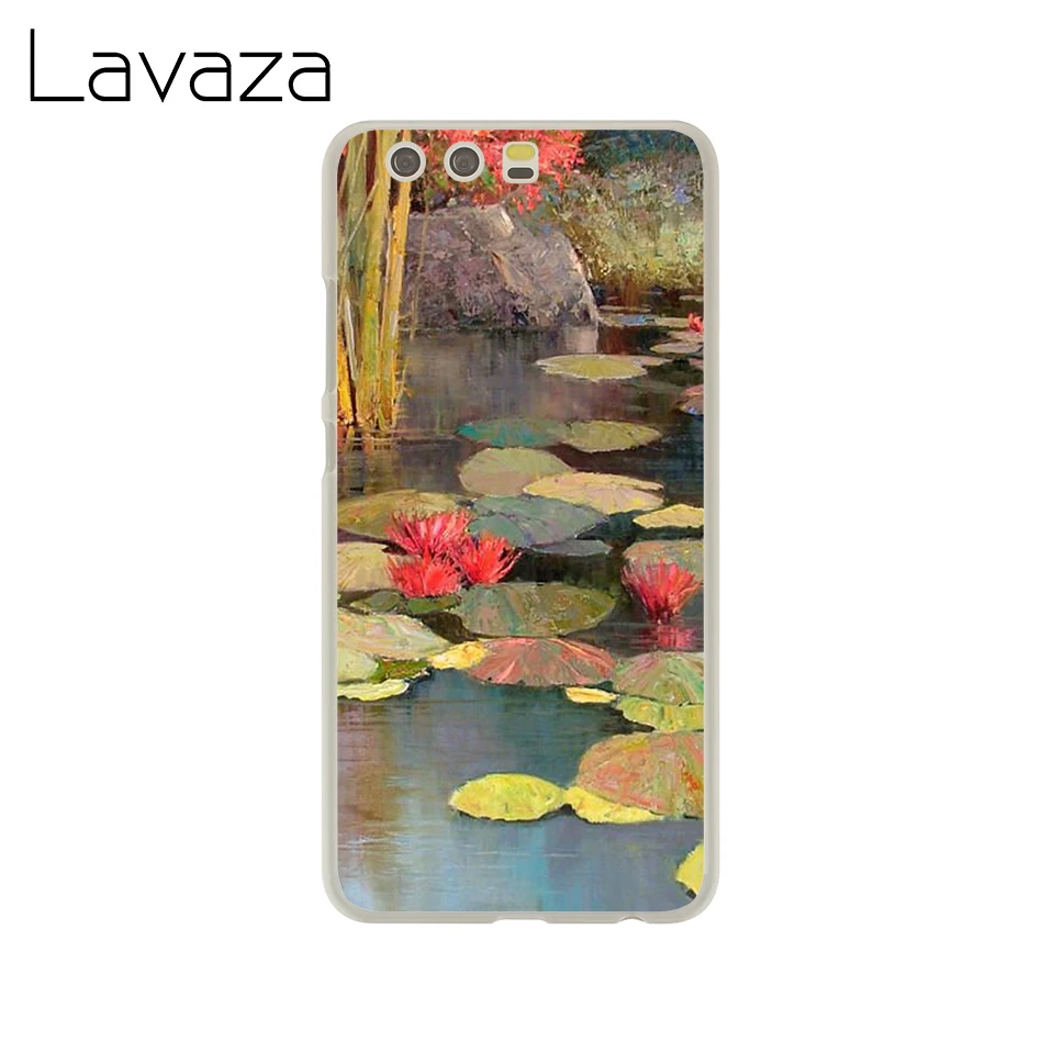 Чехол для телефона Lavaza Monet Garden Lotus huawei P20 P10 P9 P8 Lite Plus Pro 2017 2016 2015 P Smart 2019 | Мобильные