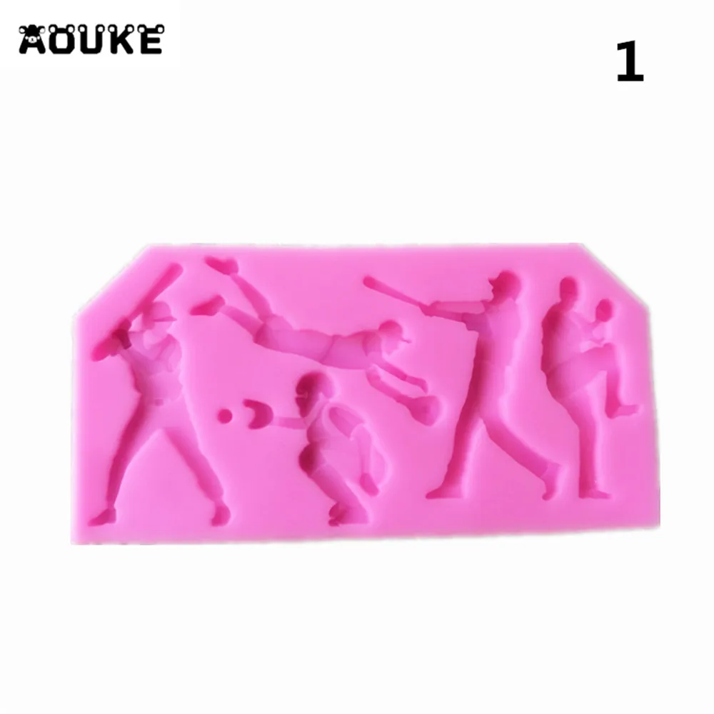 Спортивная серия форма для помадки торта силиконовая печенья кондитерских