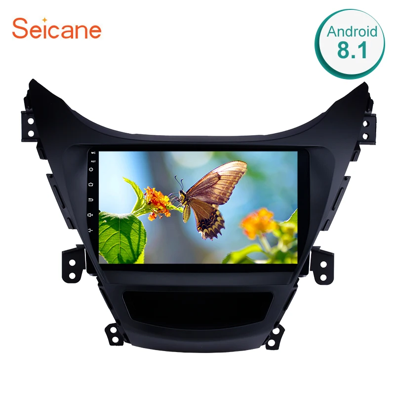 

Seicane Android 8.1 9" GPS Navigation 2din Car Radio For Hyundai Elantra 2011 2012 2013 With 1080P DVR Steering Wheel Control