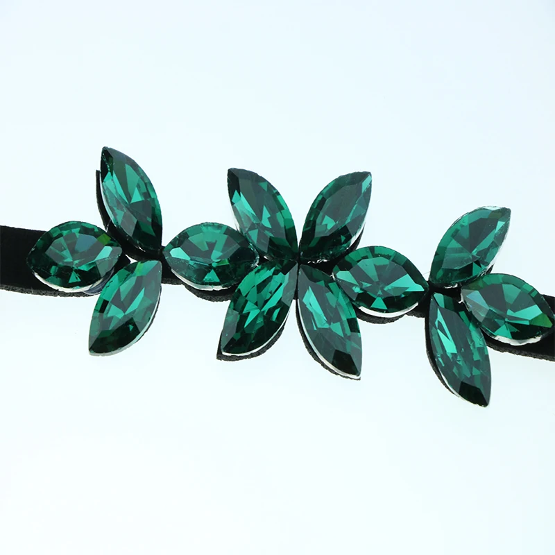 Новый стиль модный тренд ожерелье супер флэш Стиль Стекло Стильный глаз костяная