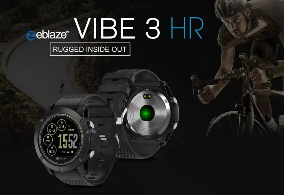 Zeblaze VIBE 3 HR умные часы IP67 водонепроницаемые носимые устройства монитор сердечного ритма ips цветной дисплей спортивные умные часы для мужчин