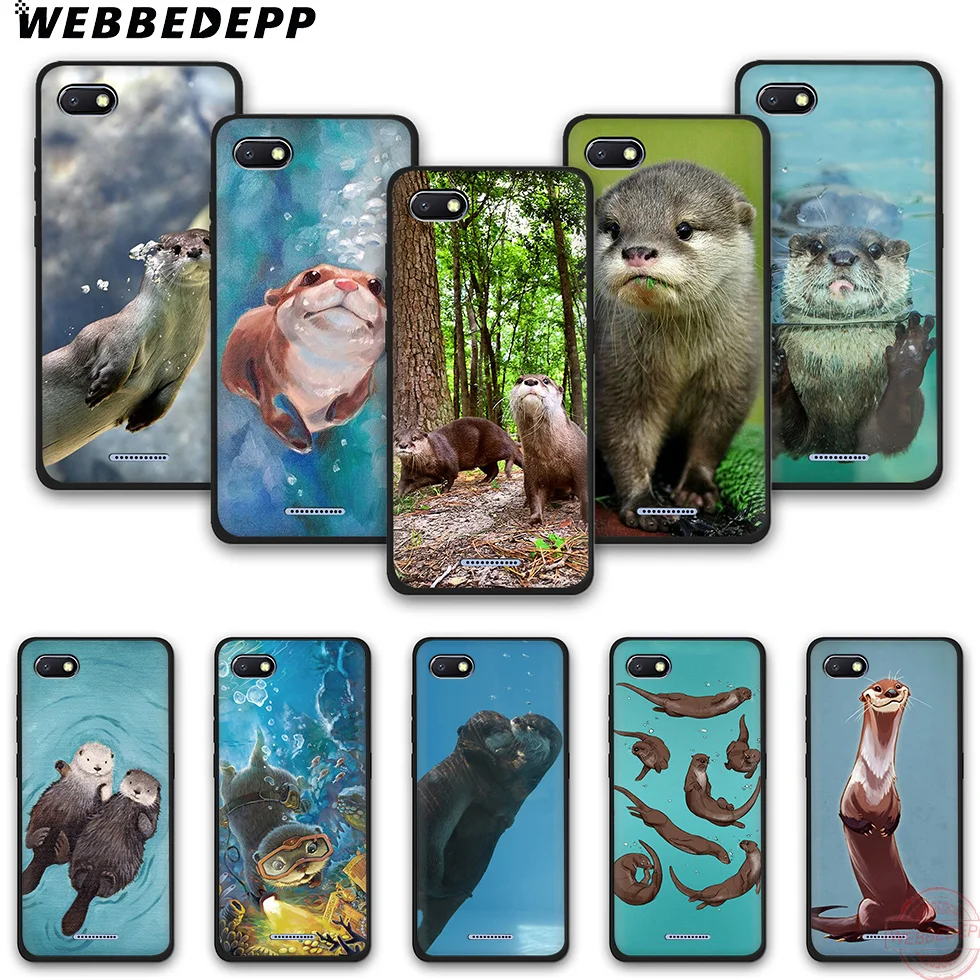 WEBBEDEPP милые выдра TPU чехол для телефона чехол-накладка Redmi Note 6Pro 7Pro 4A 4X 5 5A 6A 8A 7 S2 note 8