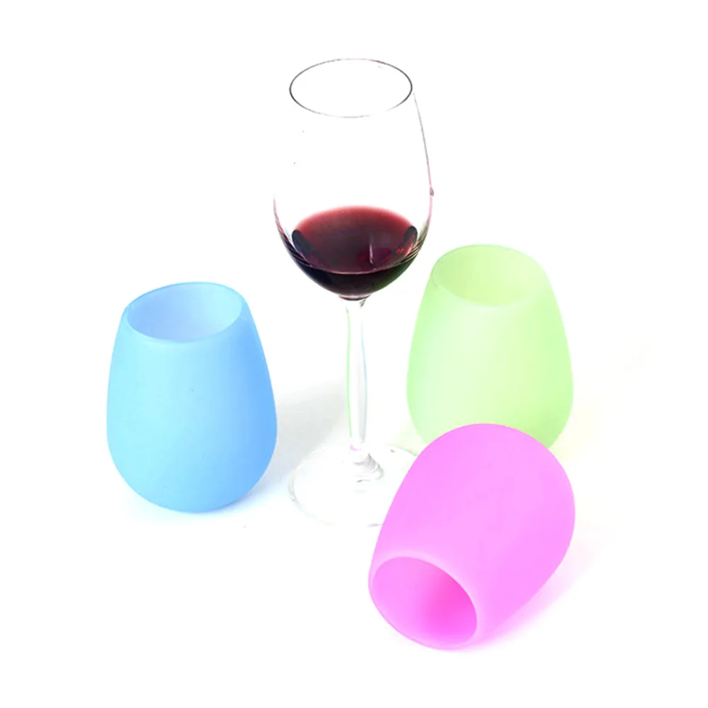 1 шт фужеров из MasterSilicone Красное Вино Кубок небьющиеся линзы многоразовые