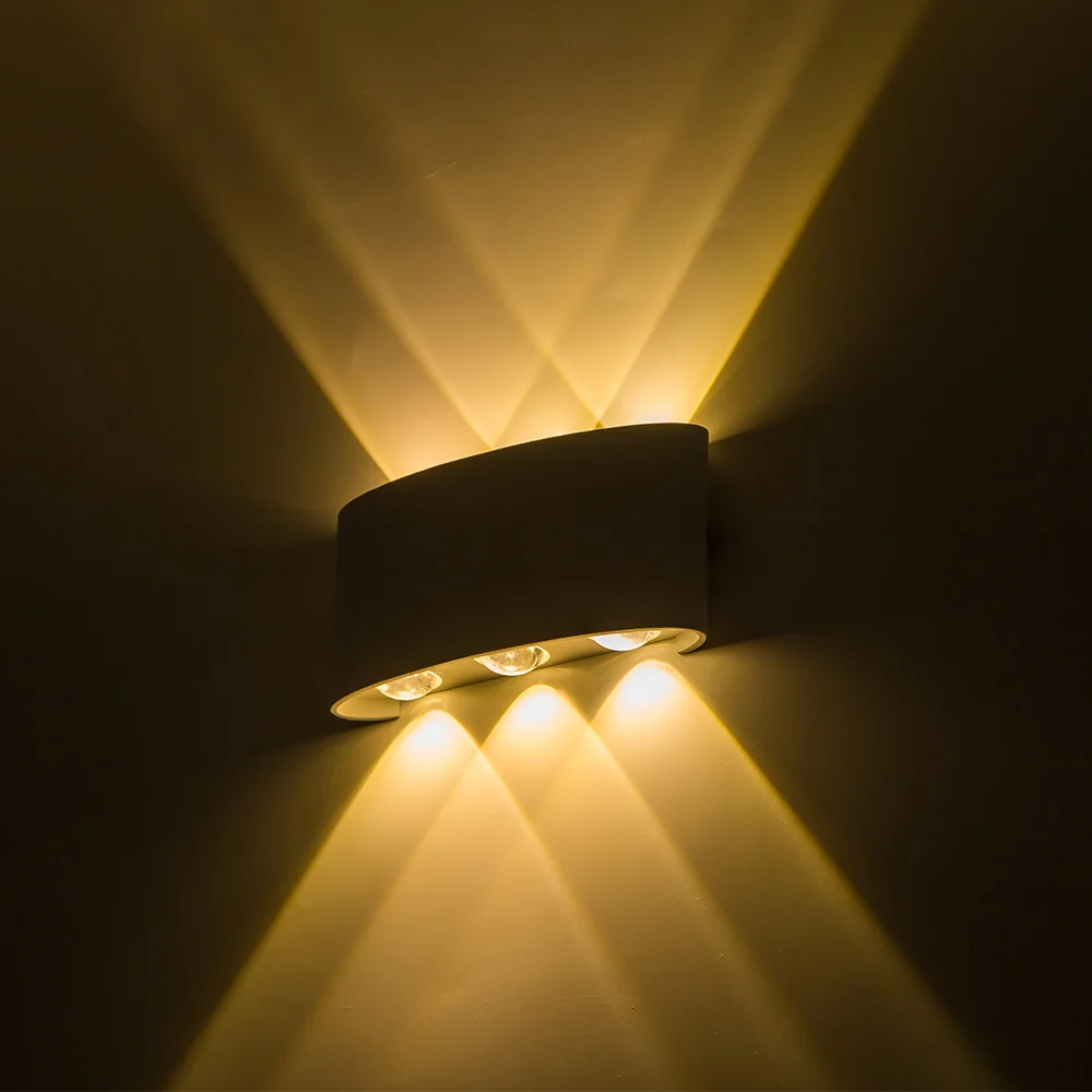Водонепроницаемый IP65 Настенный светильник led 6W настенный для помещений/улицы