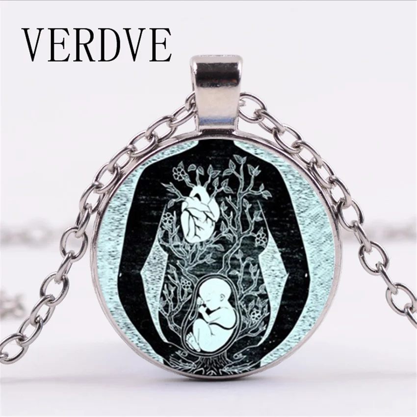 

VERDVE Europe and the United States selling pregnant mothers time precious stones life pregnant women delivery gift necklace