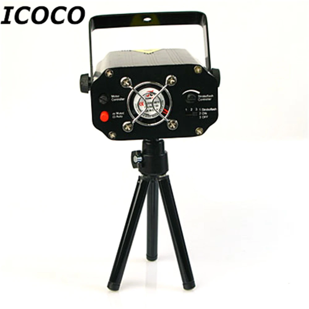 ICOCO распродажа гарантированное качество черный мини-проектор Голографический
