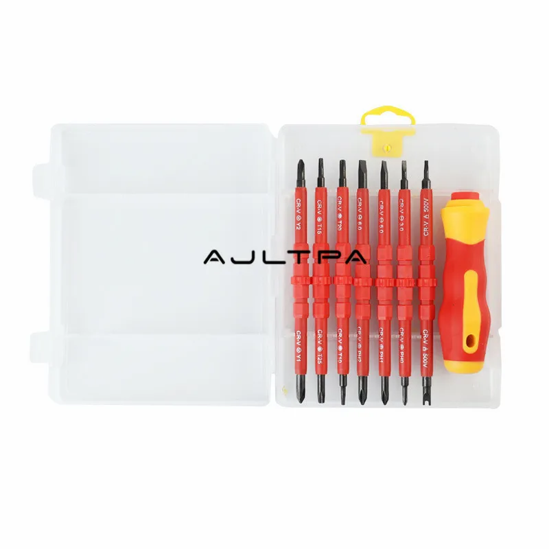 

Fast Ship 60Set 8 In1 Multifunctional Screwdriver Kit Precision Magnetic Bits Daily Use Smart Home Work Repair Maintain Fix Tool