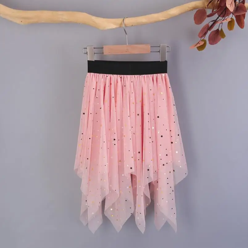 Юбка-пачка для девочек на весну-лето 2019 бальное платье детские юбки сетчатая