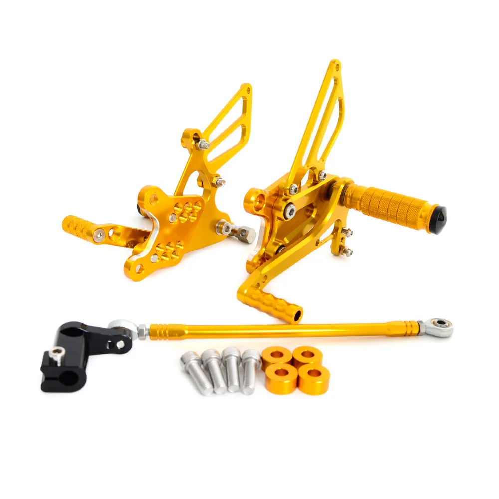 NICECNC CNC Adjustable Rear Sets Foot Peg Footrest Footpeg For Honda CBR929RR 2001 2002 CBR954RR 2003 CBR 929RR 954RR | Автомобили и