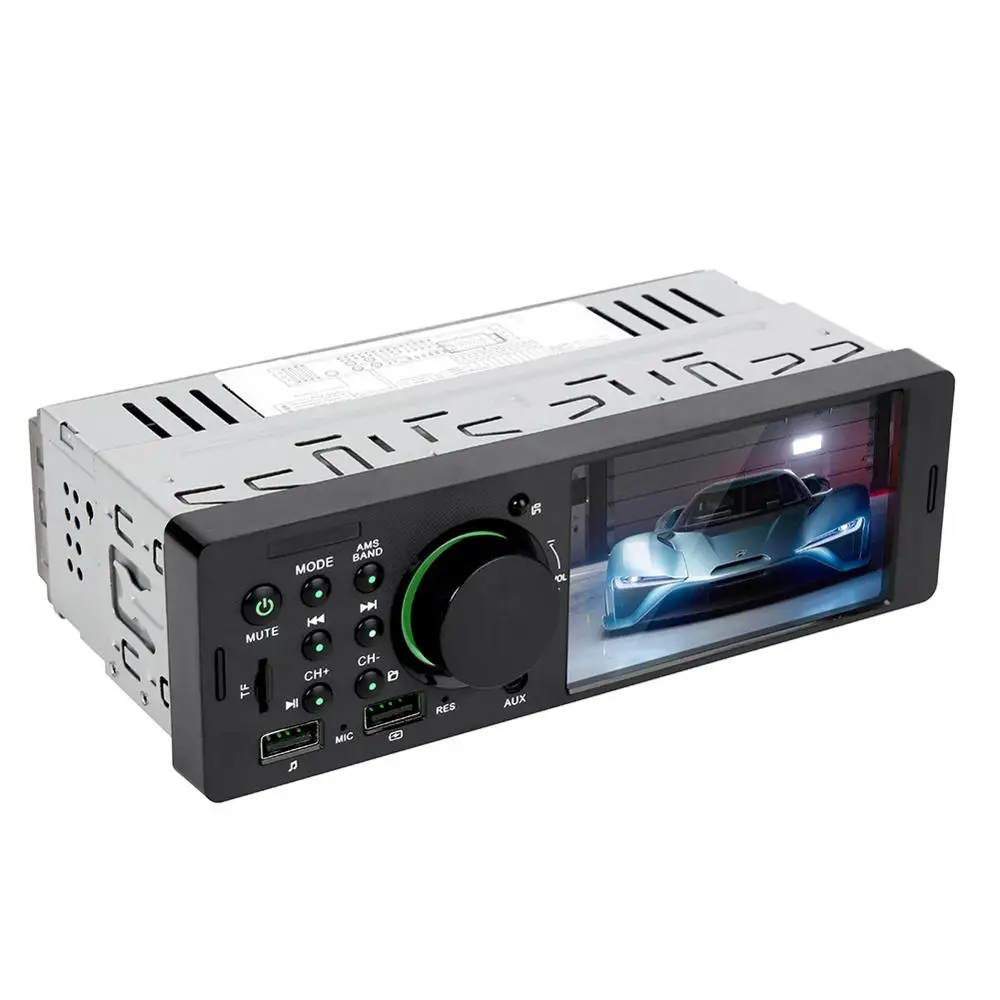 Автомобильный радиоприемник 4 1 дюймов автомобильная стереосистема Bluetooth Handsfree