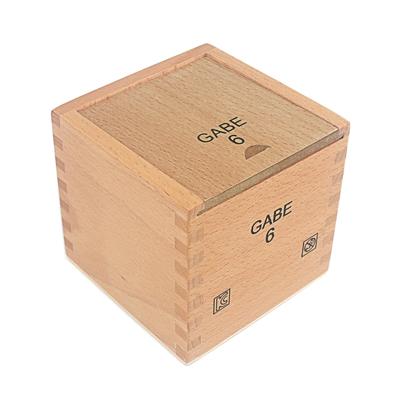 Детские обучающие игрушки Frobel Gabe6 пропорция Froebel 18 шт. кубики твердые деревянные