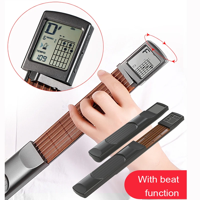

Portable Chord Trainer Pocket Guitar For Beginner Acoustic Guitar Practice Tool Chord exerciser Guitar Parts Accessories