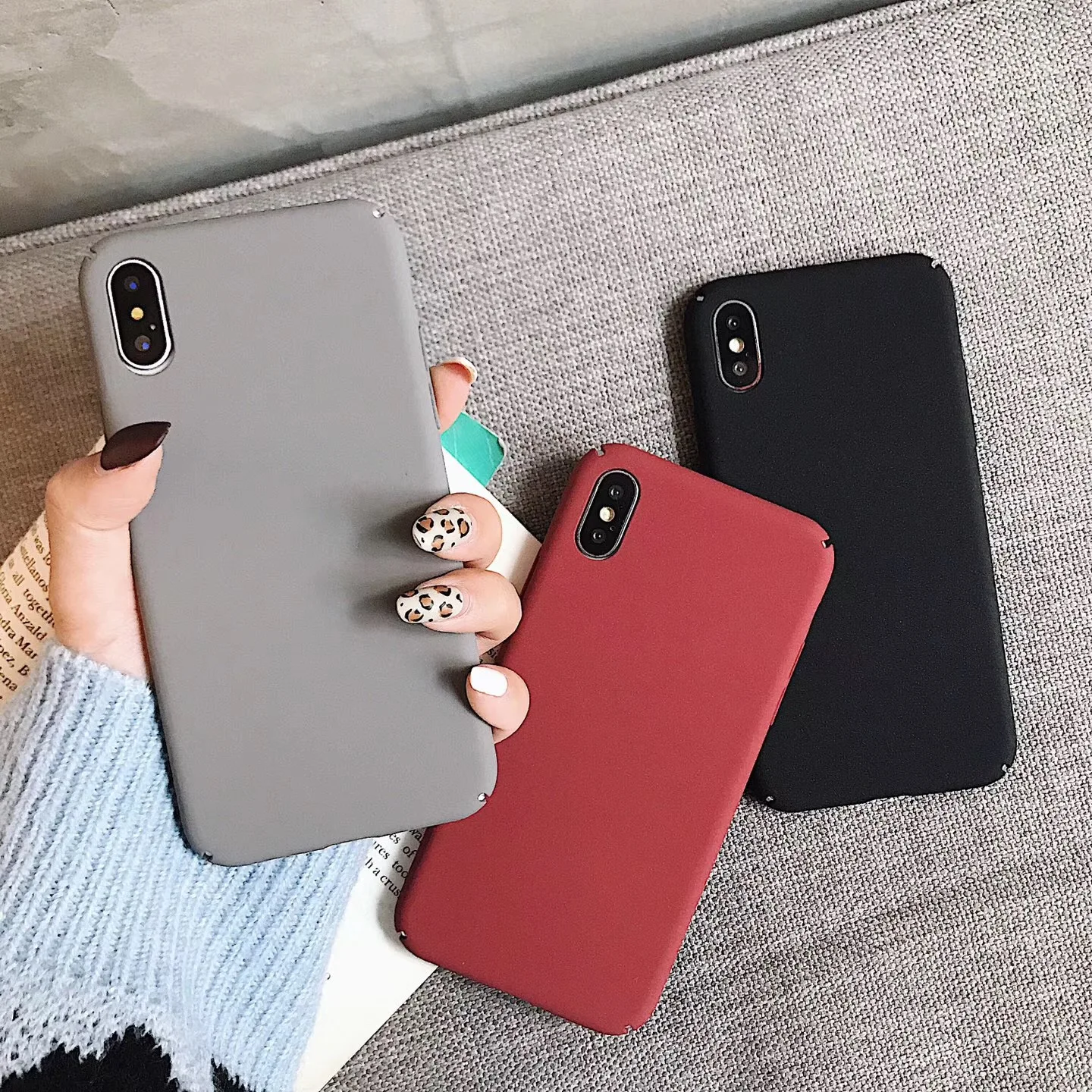 Высокое качество жесткий песком чехол для oneplus 6 t NEX 5 в виде ракушки матовый Scrub 3