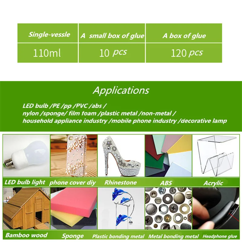 50 мл светодиодный пузырь клей пластиковый дутый крышка в сборе аксессуары