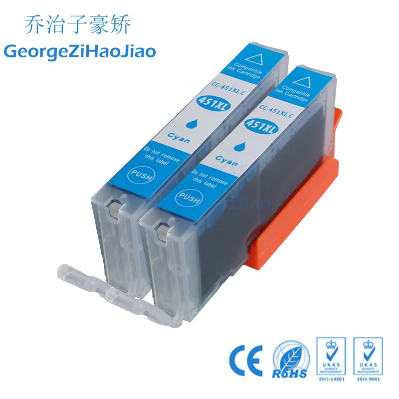 2 шт. 450XL картридж с чернилами Compitalbe для Canon PIXMA IP7240 MG5440 MG5540 MG5640 MX924 MX724 IX6840