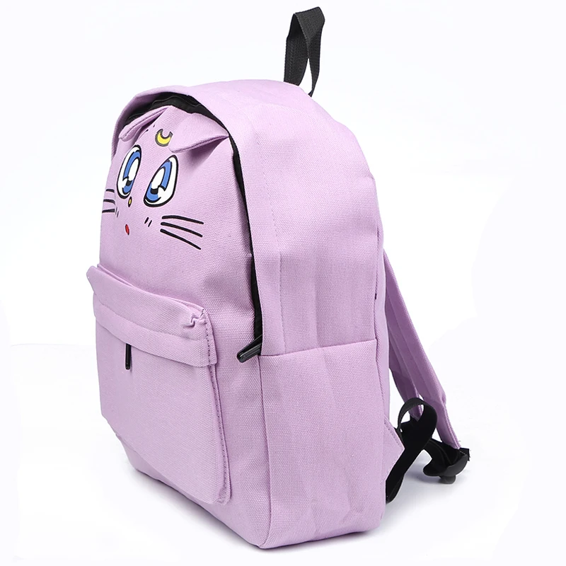 Рюкзак в японском стиле с милым принтом кота школьная сумка для студентов