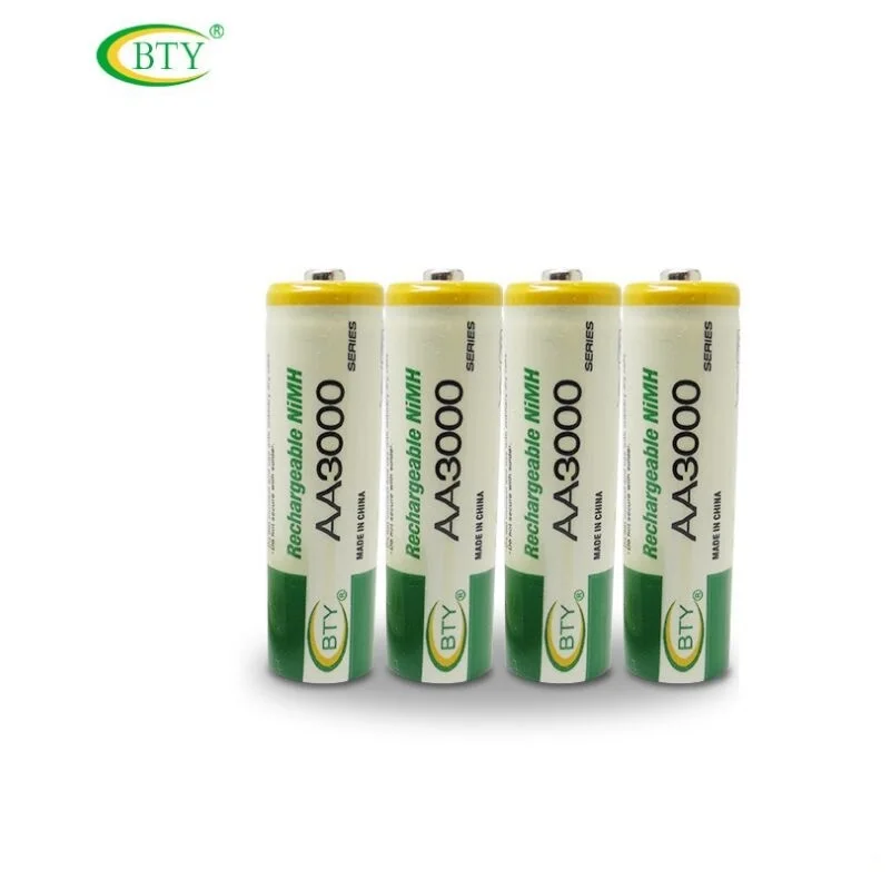 16 шт./лот высокая энергия BTY Ni MH 3000 AA 1 2 V аккумуляторная батарея для Бесплатная