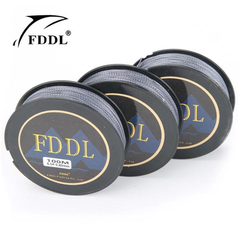 FDDL приманка в подарок 100 м 12 88LB PE мультифиламентная супер плетеная леска для ловли