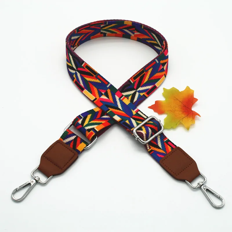 Brown Silver Buckle Сумка на ремне, разноцветная сумка на плечо, замена ремней, съемная сумка, ручки, ремни с пряжкой, сумка, DIY аксессуары KZ151354 - Цвет: Brown Silver Buckle