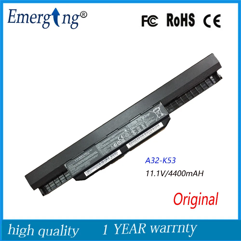 

11.1V 4400mah New Original High Quality Laptop Battery for ASUS A32-K53 X44L K53S X43B A53 A43S X84H X43S