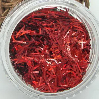 Red Коробка тонкая полоса блестящие, дизайн ногтей Блеск DIY маникюр Аксессуары для ногтей дизайн - Цвет: Red