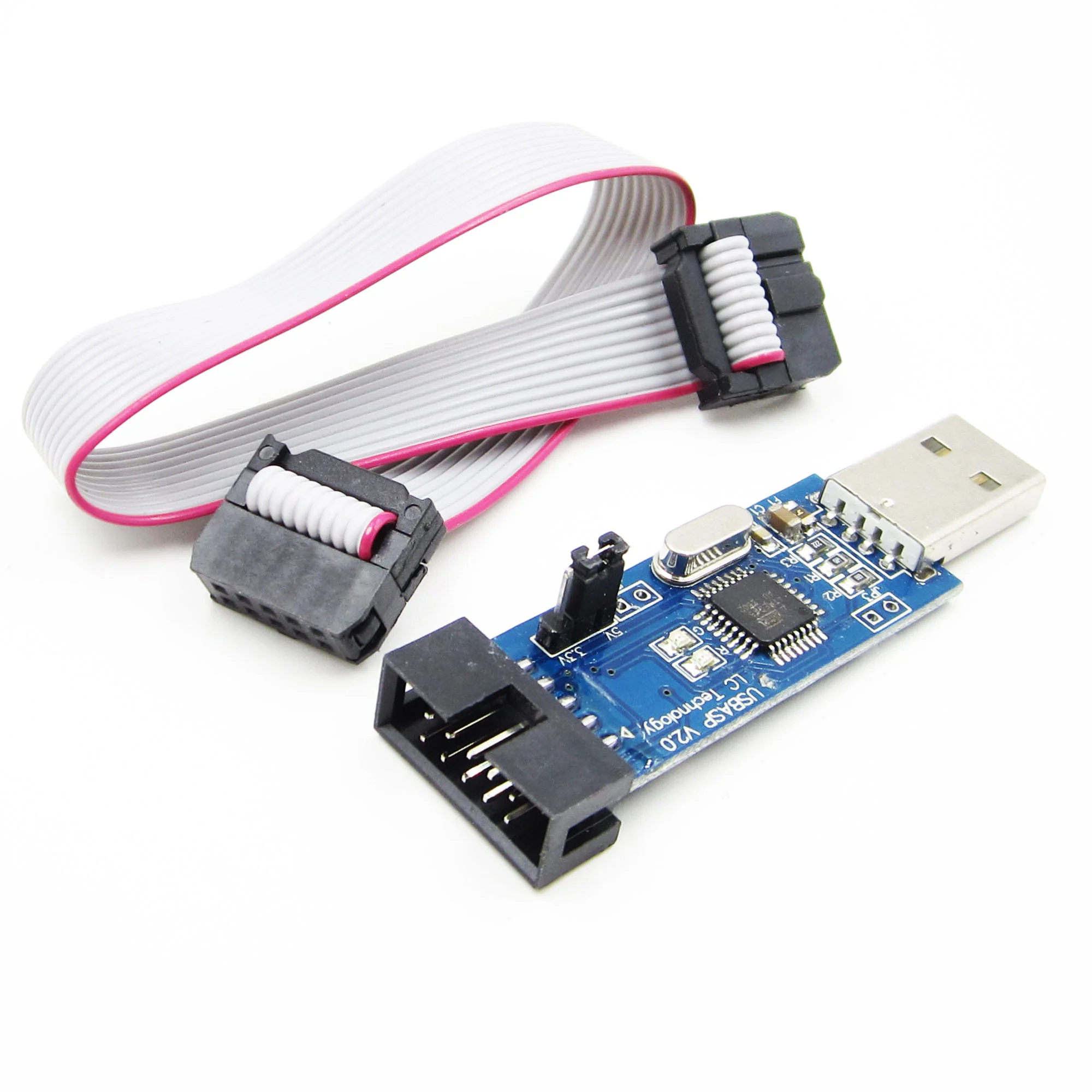 USBASP USBISP программный адаптер AVR 10 Pin USB кабель для передачи данных ATMEGA8 ATMEGA128 51