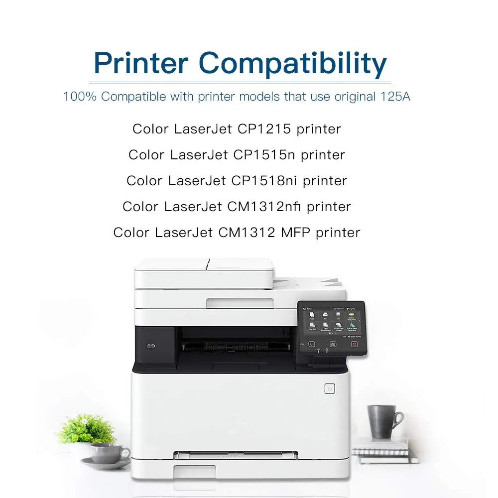 SHIZHI совместимый тонер картридж HP 125A CB540A CB541A CB542A CB543 для Laserjet CP1215 CP1518ni CP1515n CM1312nfi CM1312
