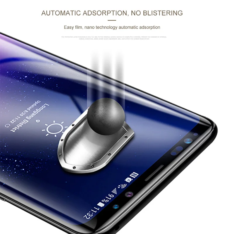 Ddaian защитное закаленное стекло для Samsung Note8 /S8Plus /S9 Защитная стеклянная пленка