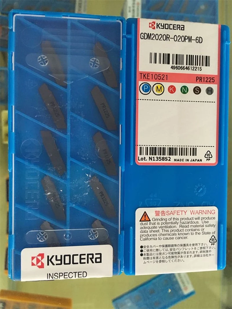 

YZ66 10pcs GDM2020R-020PM-6D PR1225 Cermet Inserts New