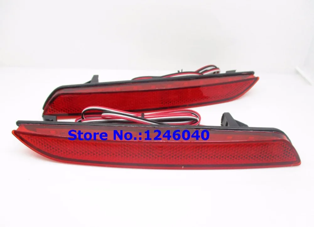 2 шт. светодиодный задний фонарь красный бампер отражатель светильник Лампа Стоп