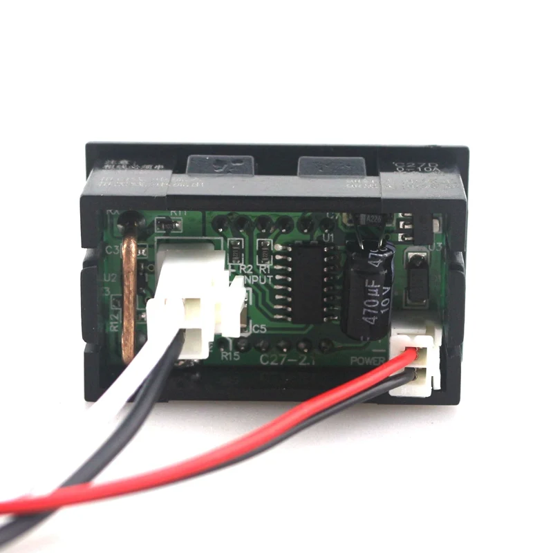 Мини цифровой усилитель метр Текущий ампер Панель амперметр DC 0.00 9.99a источника