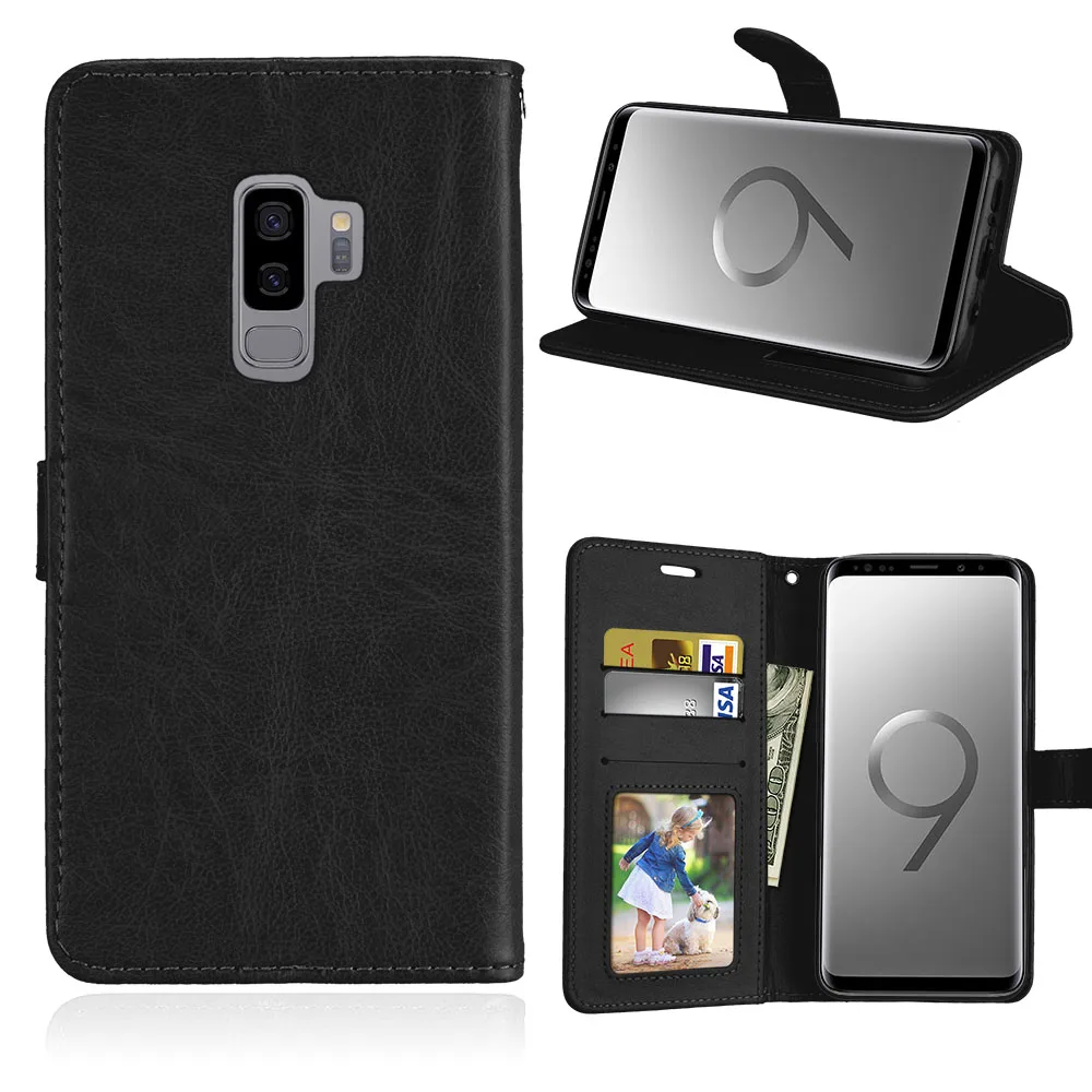 Saturcase класса люкс из искусственной кожи отделениями кошелька Поддержка чехол для
