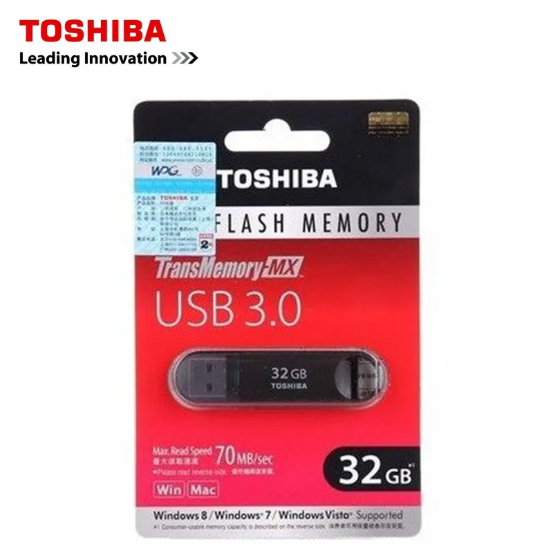 USB флеш-накопитель TOSHIBA 3 0 64 ГБ 32 16 запоминающие флеш-накопители оригинал 70 м/с |