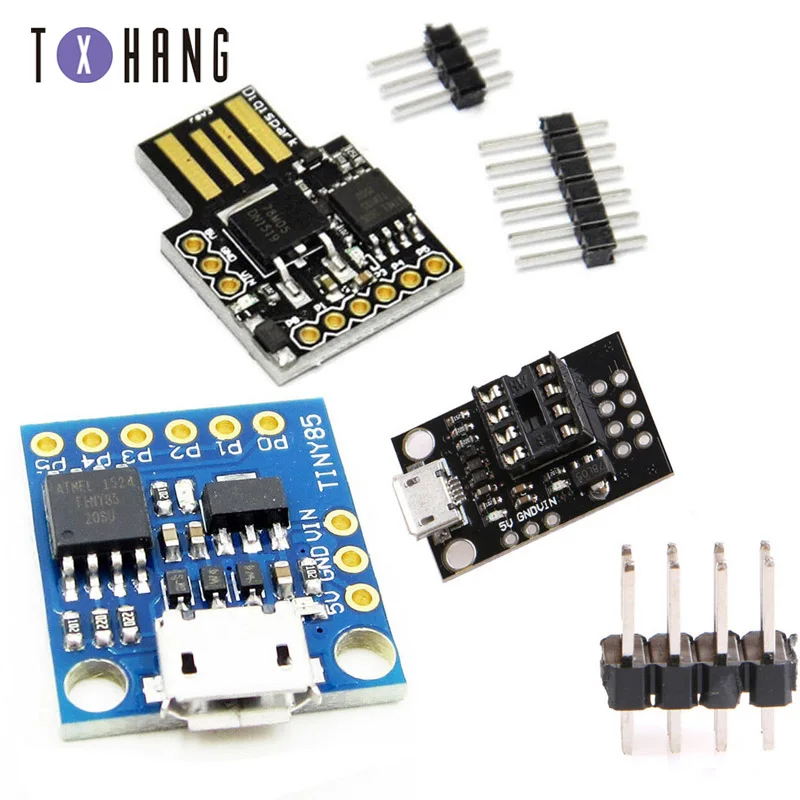 Сине черная плата разработки TINY85 Digispark Kickstarter Micro модуль ATTINY85 для Arduino IIC I2C