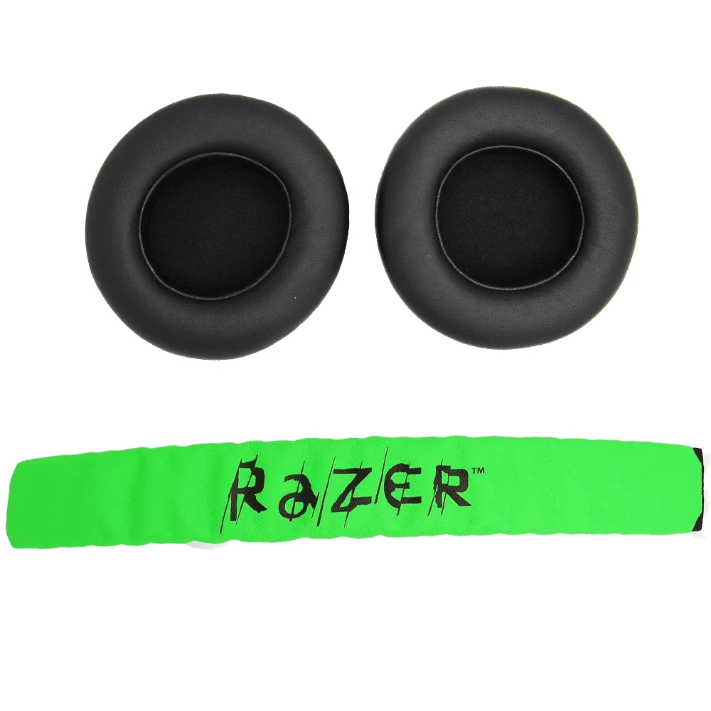 

Replacement Ear pads Cushion Earmuffs Earpads Headband For Razer Kraken Pro 7.1 or Electra Gaming Headphone