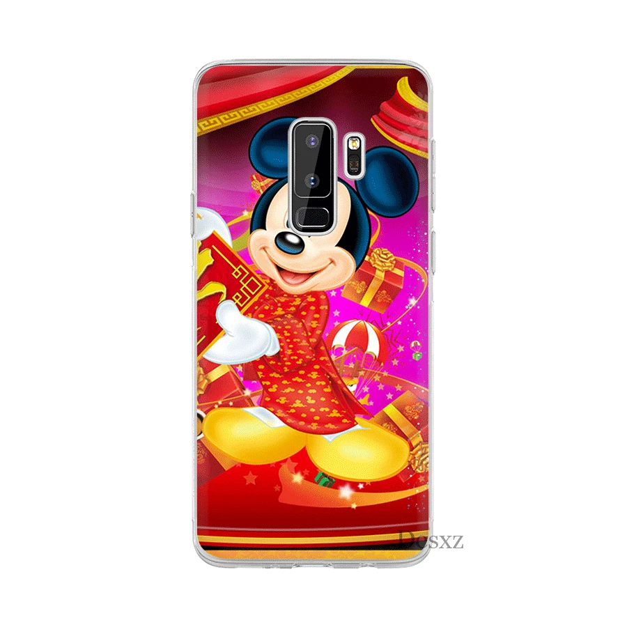 Чехол для мобильного телефона Desxz с мышкой новогодний Жесткий ПК Samsung Galaxy J1 J2 J3 J5