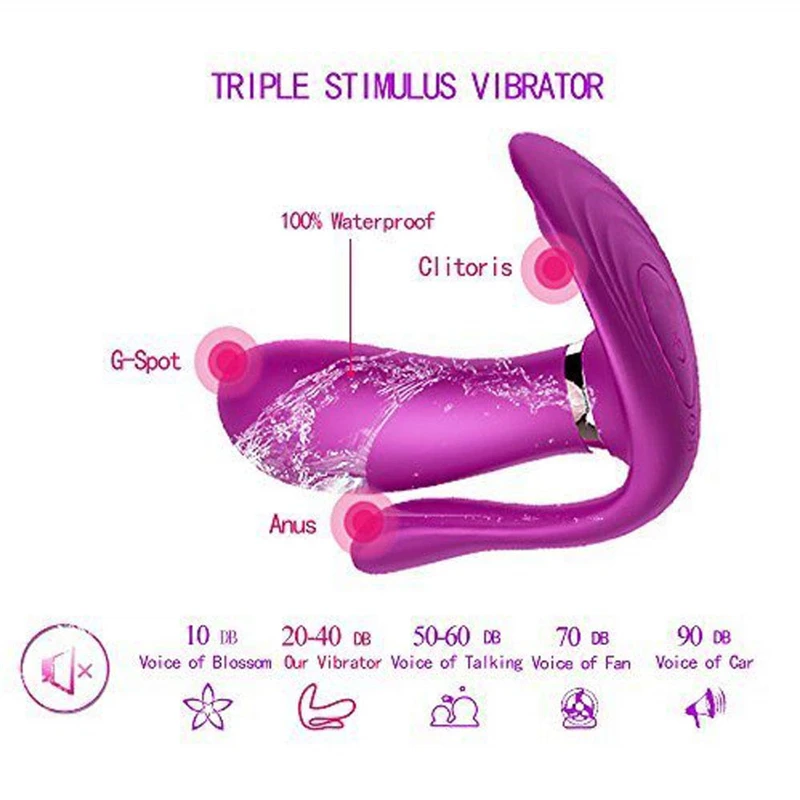 Женский дистанционный вибратор секс игрушки для женщин вибраторы Бабочка клитор