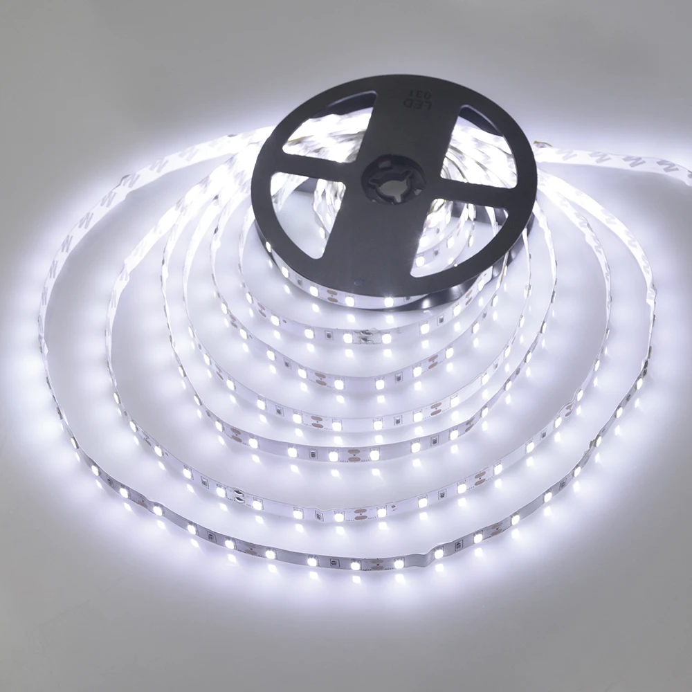 5 м 10 15 20 25 50 SMD 5630 Светодиодная лента 60LED/м 12В декоративная светодиодная лампа