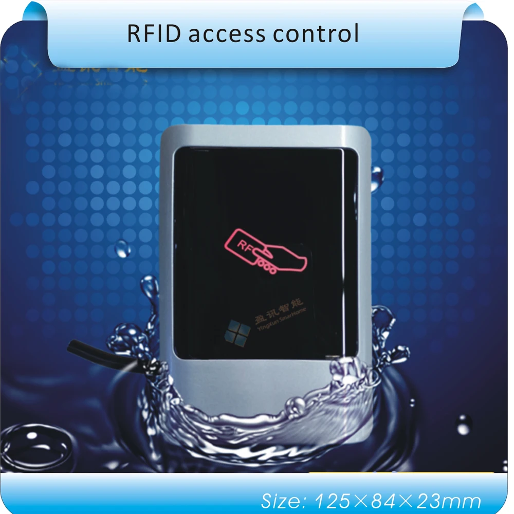 DIY легко 2 шт админ карта водонепроницаемая акриловая панель 125 кГц EM RFID система контроля доступа/10 шт брелоков
