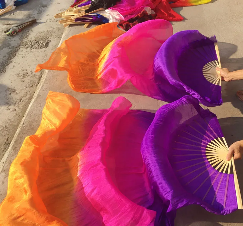 Аксессуар для танца живота фата из чистого шелка детей и взрослых 120/150/180 см|veil