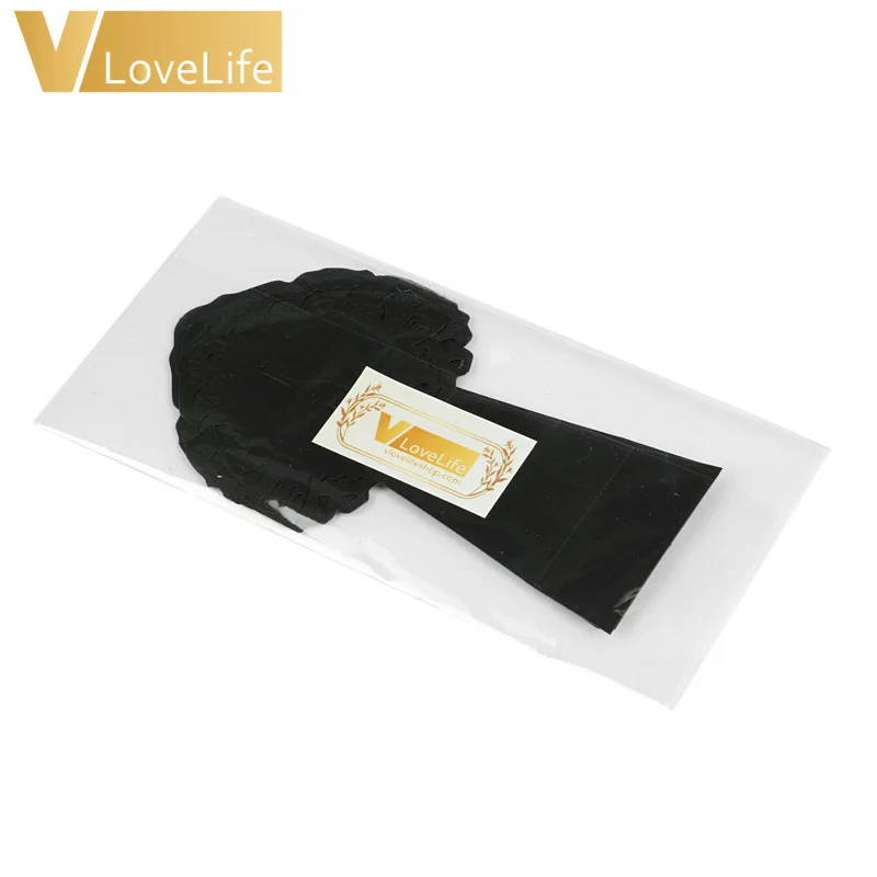 10 шт. в форме сердца черный полый кружевной стол с номером настольные карты