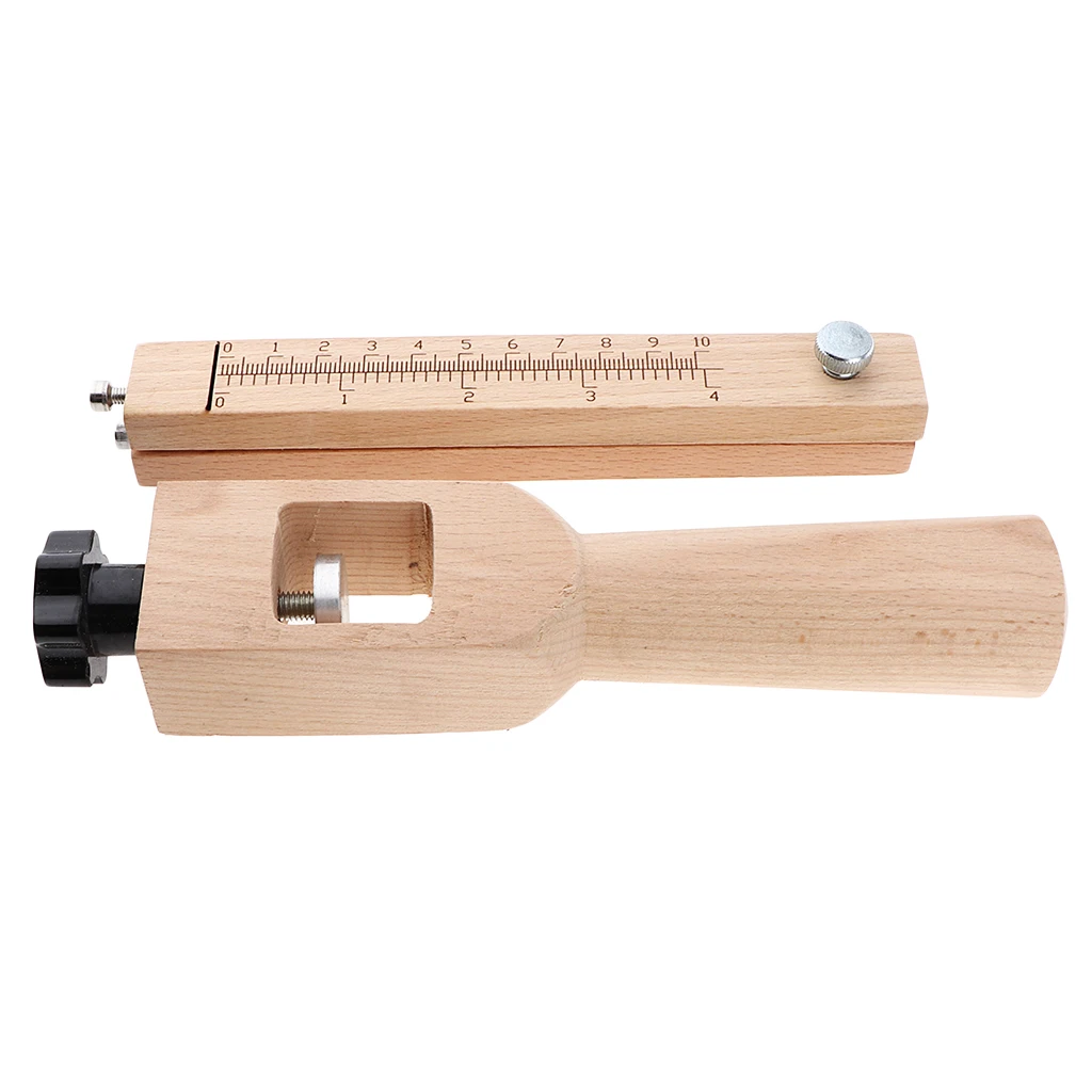 Adjustable Belt Leather Cutter Strap Craft Cutting Tool Unfinished Wood Handle | Дом и сад