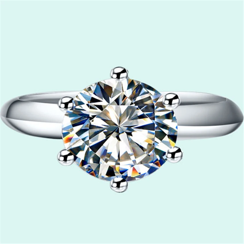 

Потрясающее обручальное кольцо с муассанитом 4 карата 10 мм D цвета, белое золото, твердая Платина 950, обручальное кольцо, свадебные украшения